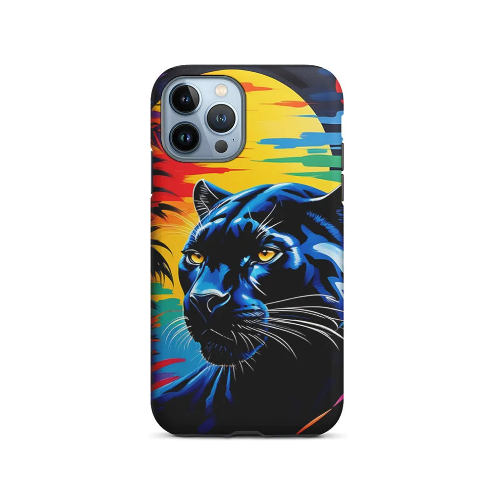 Black Panther At Dusk iPhone 13 Pro Max Case-2 in 1 Tough Case-Xtracase