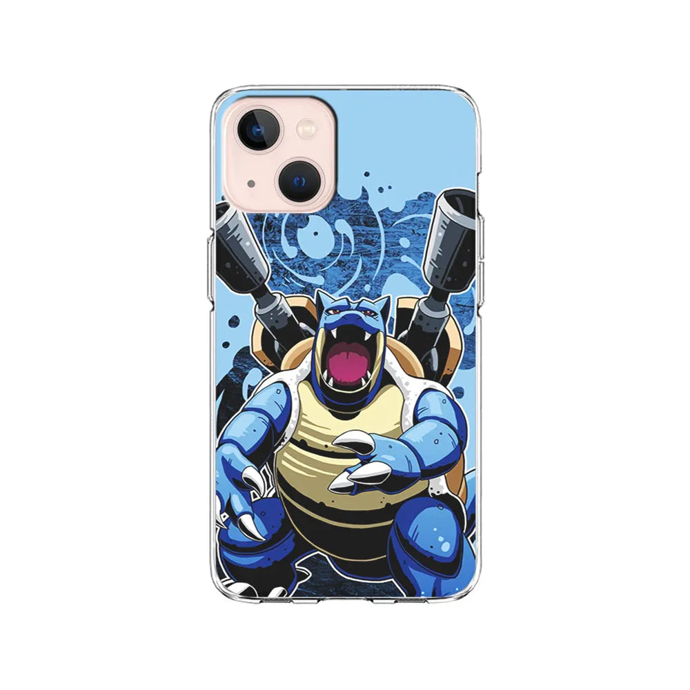 Blastoise Pokemon iPhone 14 Plus Case-Clear Soft Case-Xtracase
