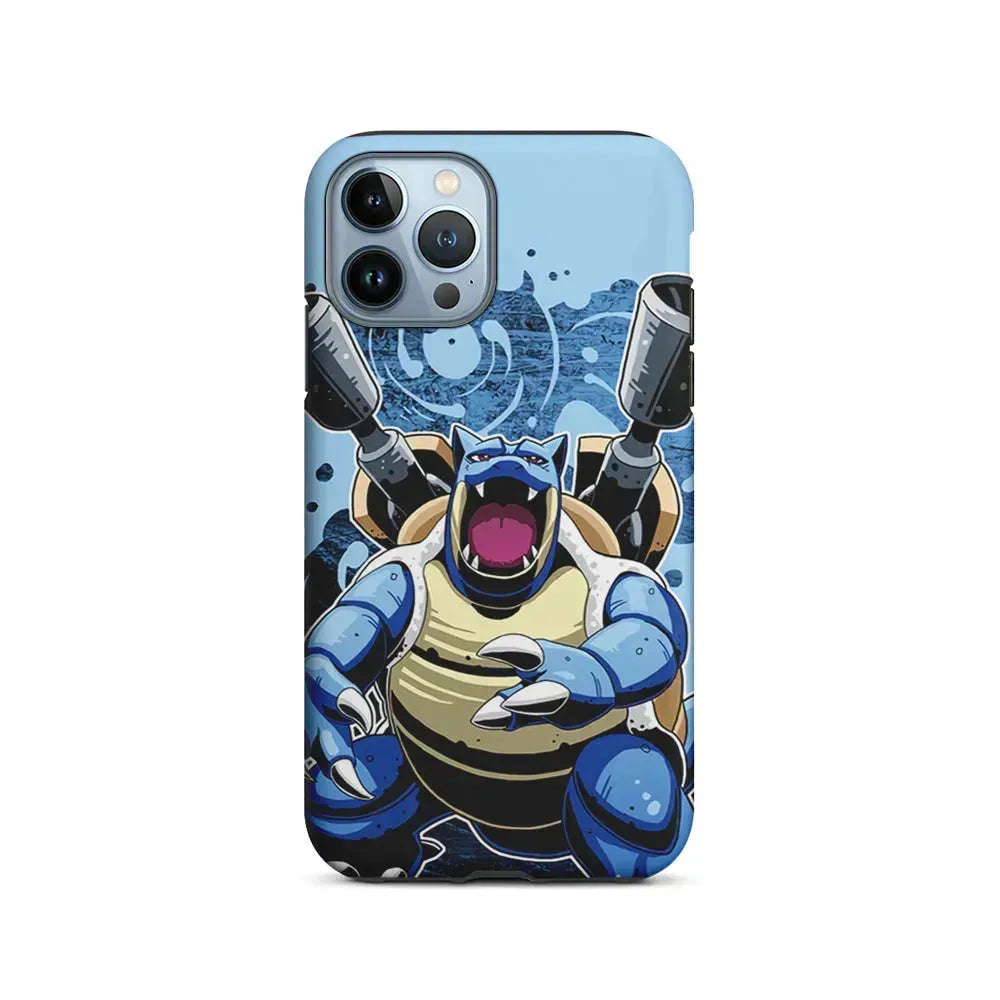 Blastoise Pokemon iPhone 15 Pro Max Case-2 in 1 Tough Case-Xtracase