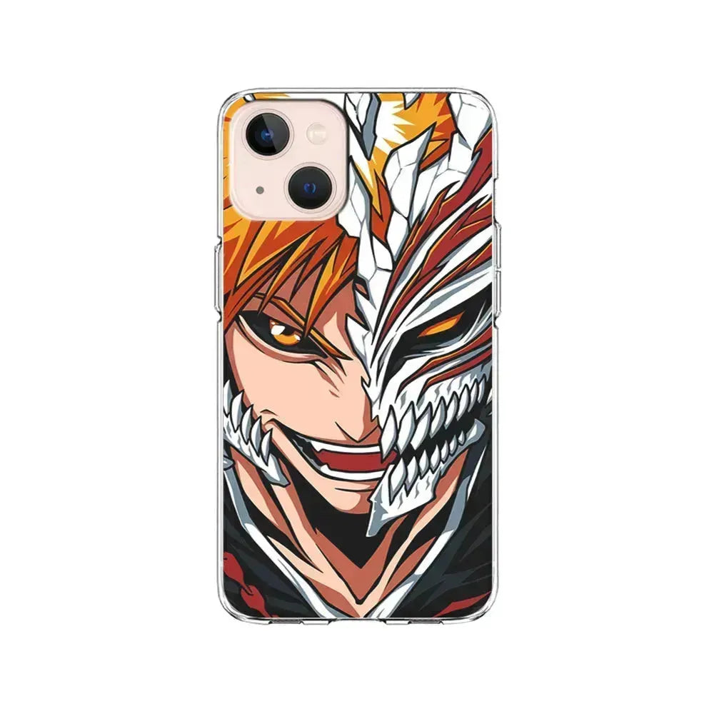 Bleach Ichigo Kurosaki Bankai iPhone 13 Mini Case-Clear Soft Case-Xtracase