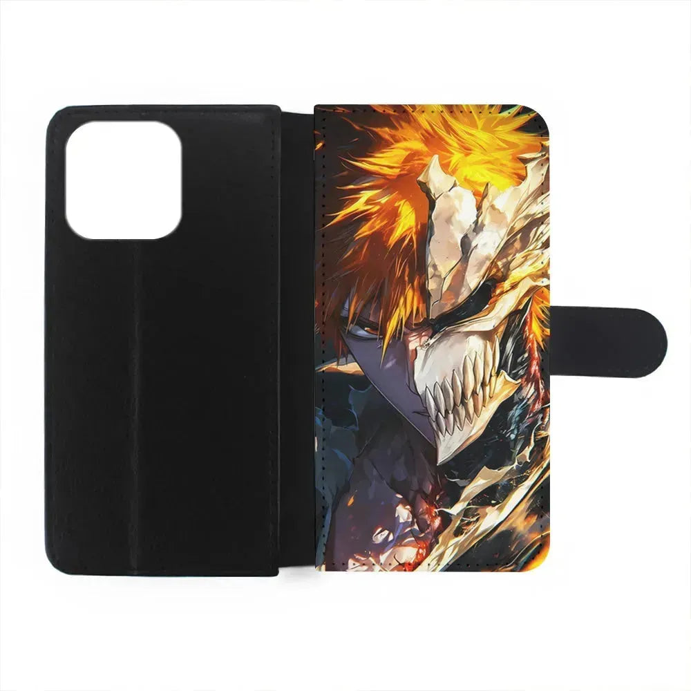 Bleach Ichigo Kurosaki Half Mask iPhone 15 Pro Max Case-Flip Wallet Case-Xtracase