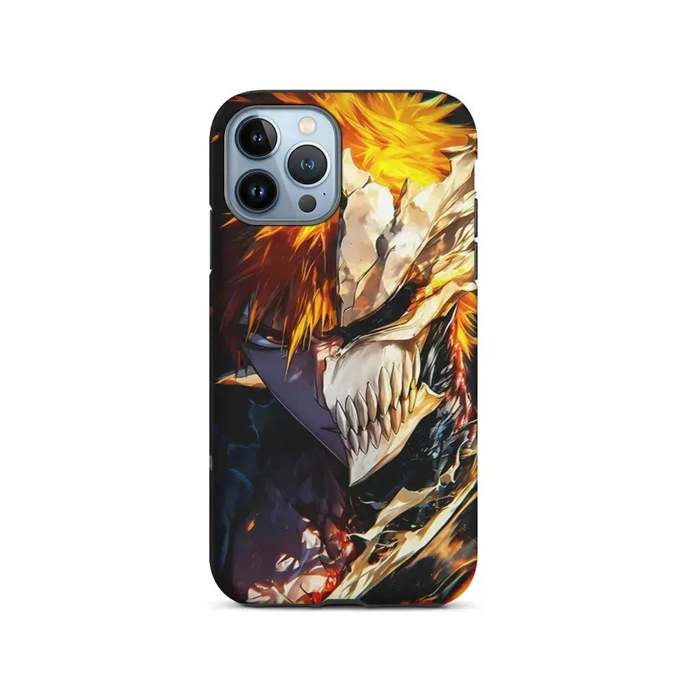 Bleach Ichigo Kurosaki Half Mask iPhone 15 Pro Max Case-2 in 1 Tough Case-Xtracase