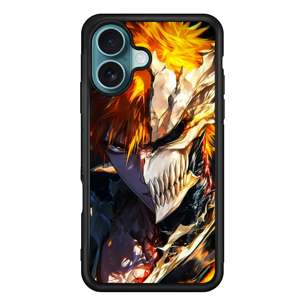 Bleach Ichigo Kurosaki Half Mask iPhone 16 Plus Case - Xtracase