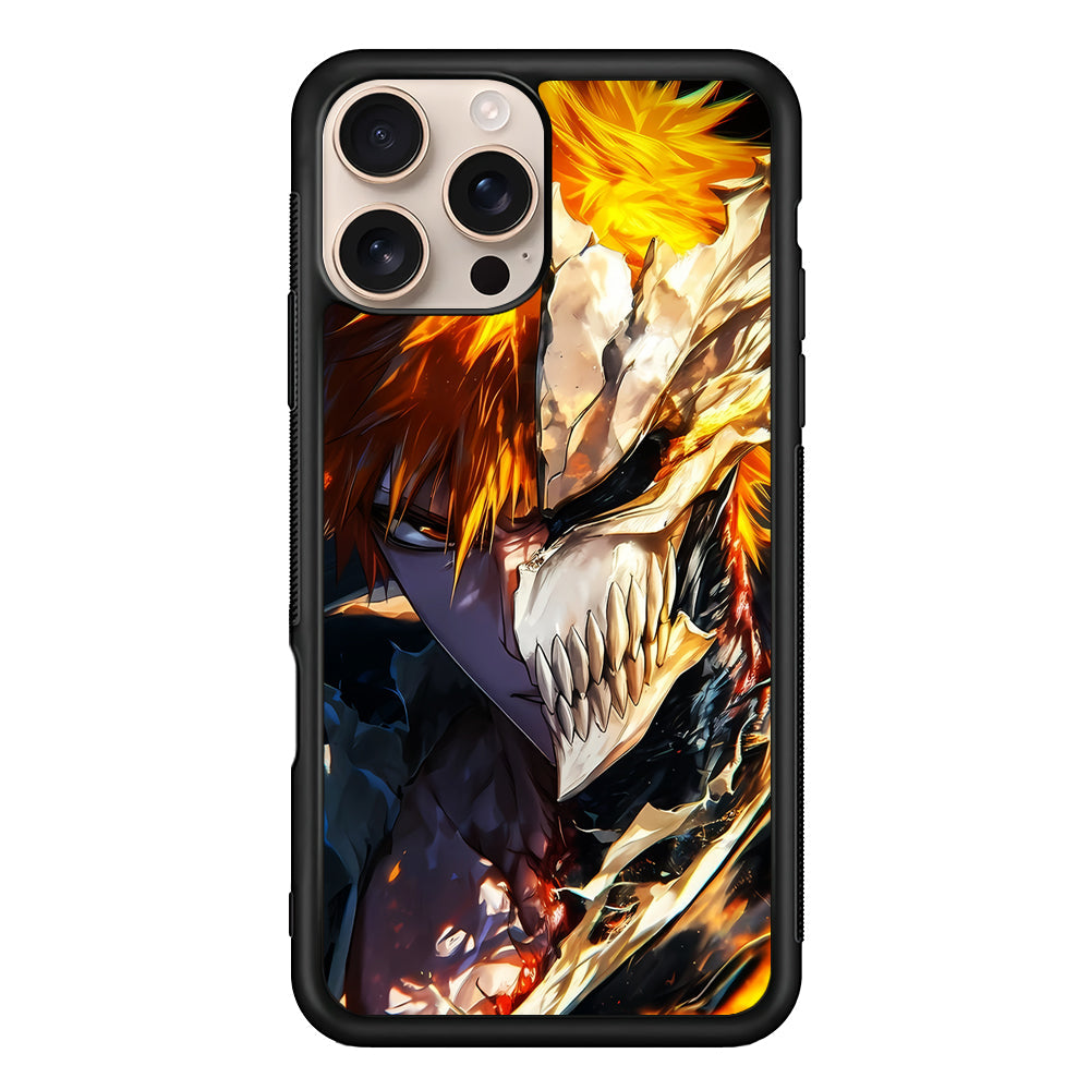 Bleach Ichigo Kurosaki Half Mask iPhone 16 Pro Max Case - iPhone 16 Pro Max