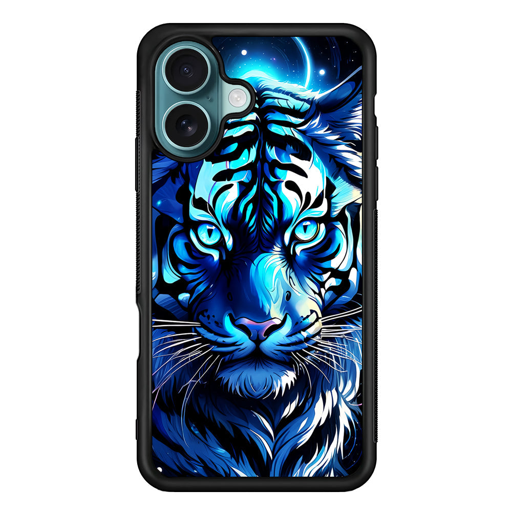 Blue Tiger Head iPhone 16 Plus Case - Xtracase