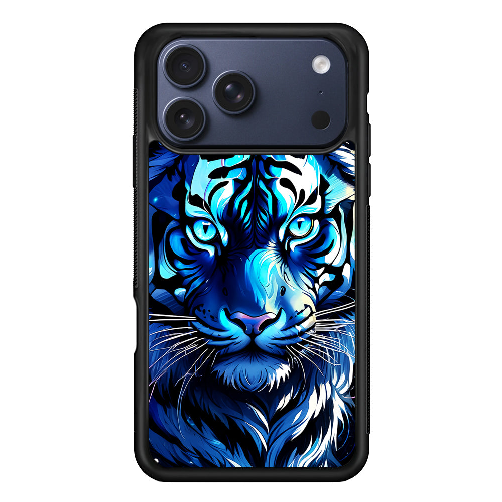 Blue Tiger Head iPhone 17 Pro Case - Xtracase