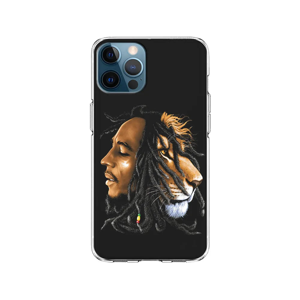 Bob Marley Lion Art iPhone 13 Pro Case-Clear Soft Case-Xtracase