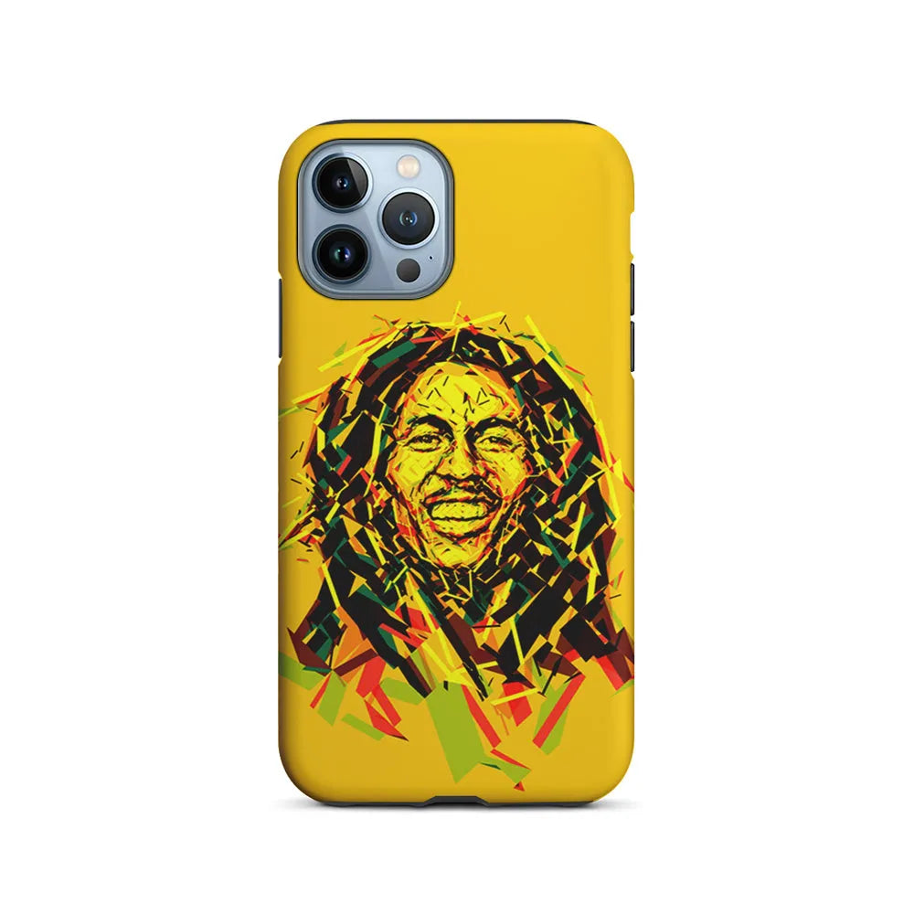 Bob Marley Pop Art Reggae iPhone 13 Pro Case-2 in 1 Tough Case-Xtracase