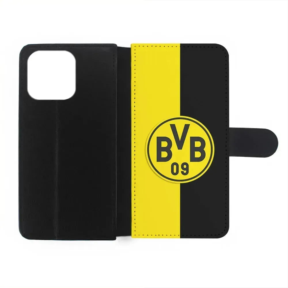 Borussia Dortmund Yellow Black iPhone 15 Pro Max Case-Flip Wallet Case-Xtracase