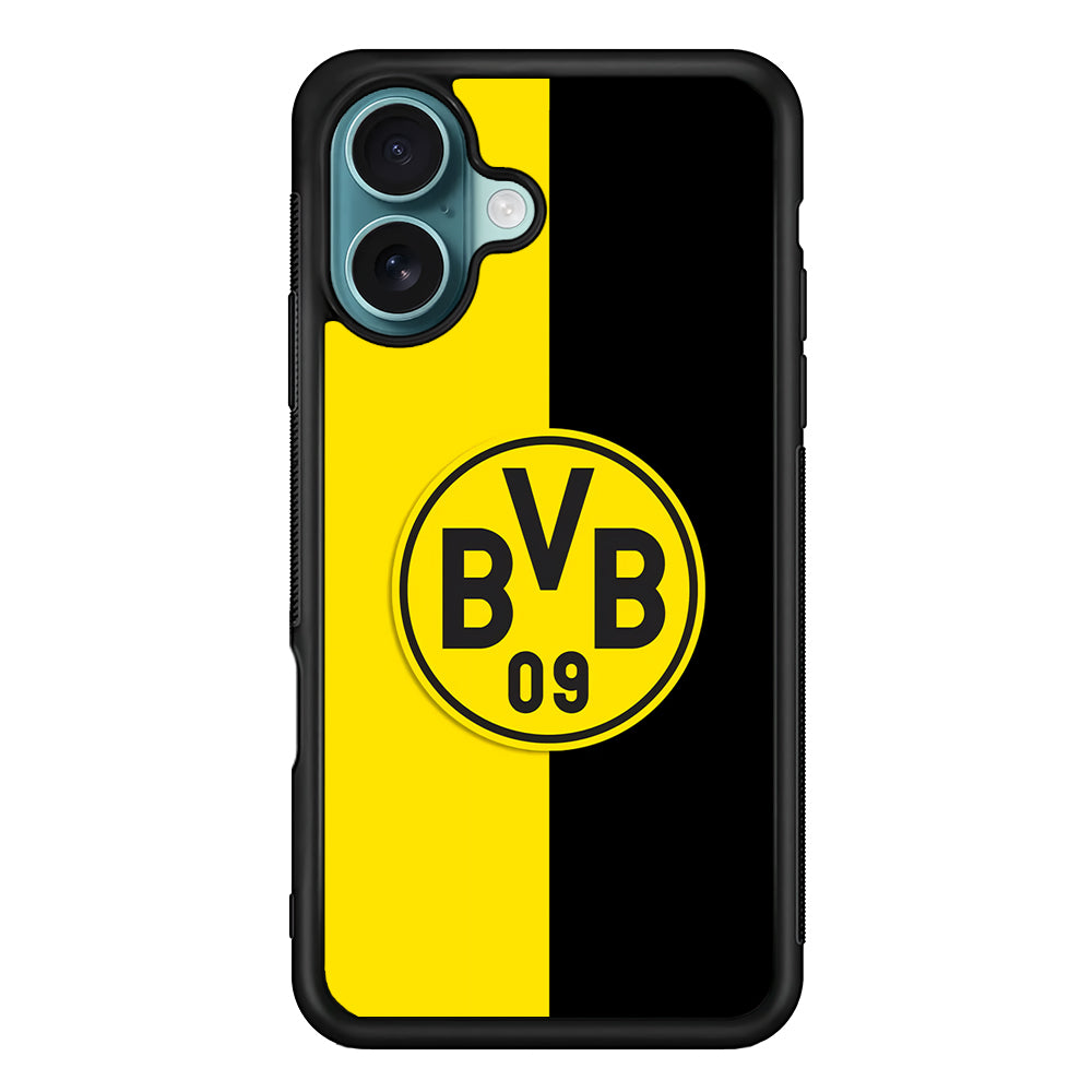 Borussia Dortmund Yellow Black iPhone 16 Plus Case - Xtracase