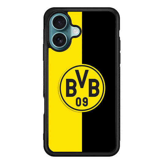 Borussia Dortmund Yellow Black iPhone 16 Plus Case - Xtracase