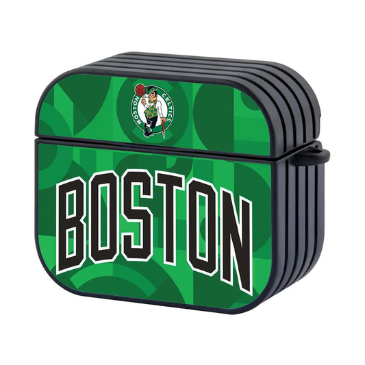 Boston Celtics NBA The Abstract Touch Hard Plastic Case Cover For Apple Airpods 4-Xtracase