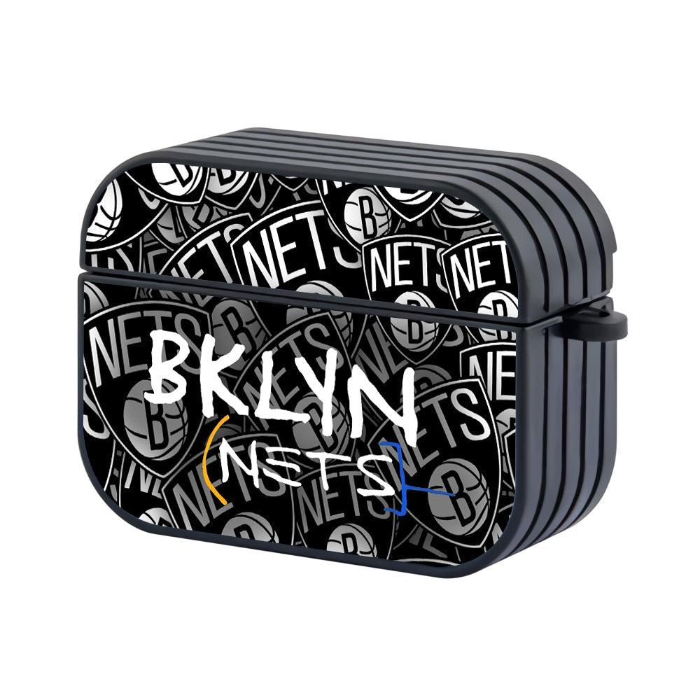Brooklyn Nets Game To Play Logo Hard Plastic Case Cover For Apple Airpods Pro 3-Xtracase