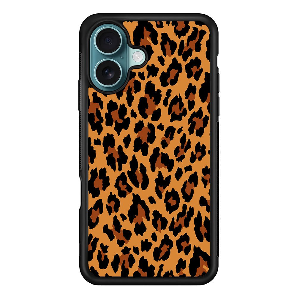 Brown Leopard Skin Pattern iPhone 16 Plus Case - Xtracase