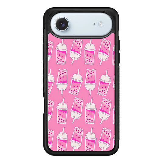 Bubble Tea Pink Pattern iPhone 17 Air Case - Xtracase