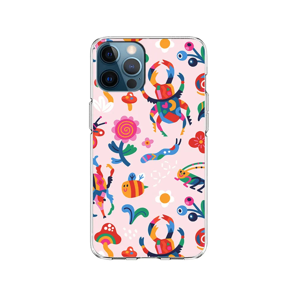 Bug Cartoon Aesthetic iPhone 13 Pro Case-Clear Soft Case-Xtracase