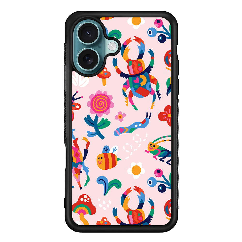 Bug Cartoon Aesthetic iPhone 16 Case - Xtracase