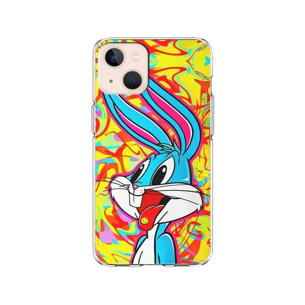 Bugs Bunny Aesthetic iPhone 13 Mini Case-Clear Soft Case-Xtracase