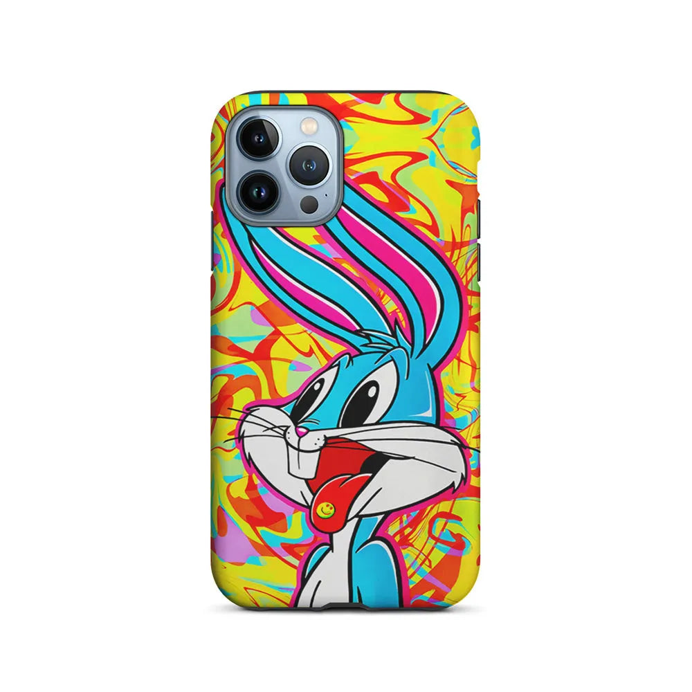 Bugs Bunny Aesthetic iPhone 13 Pro Case-2 in 1 Tough Case-Xtracase