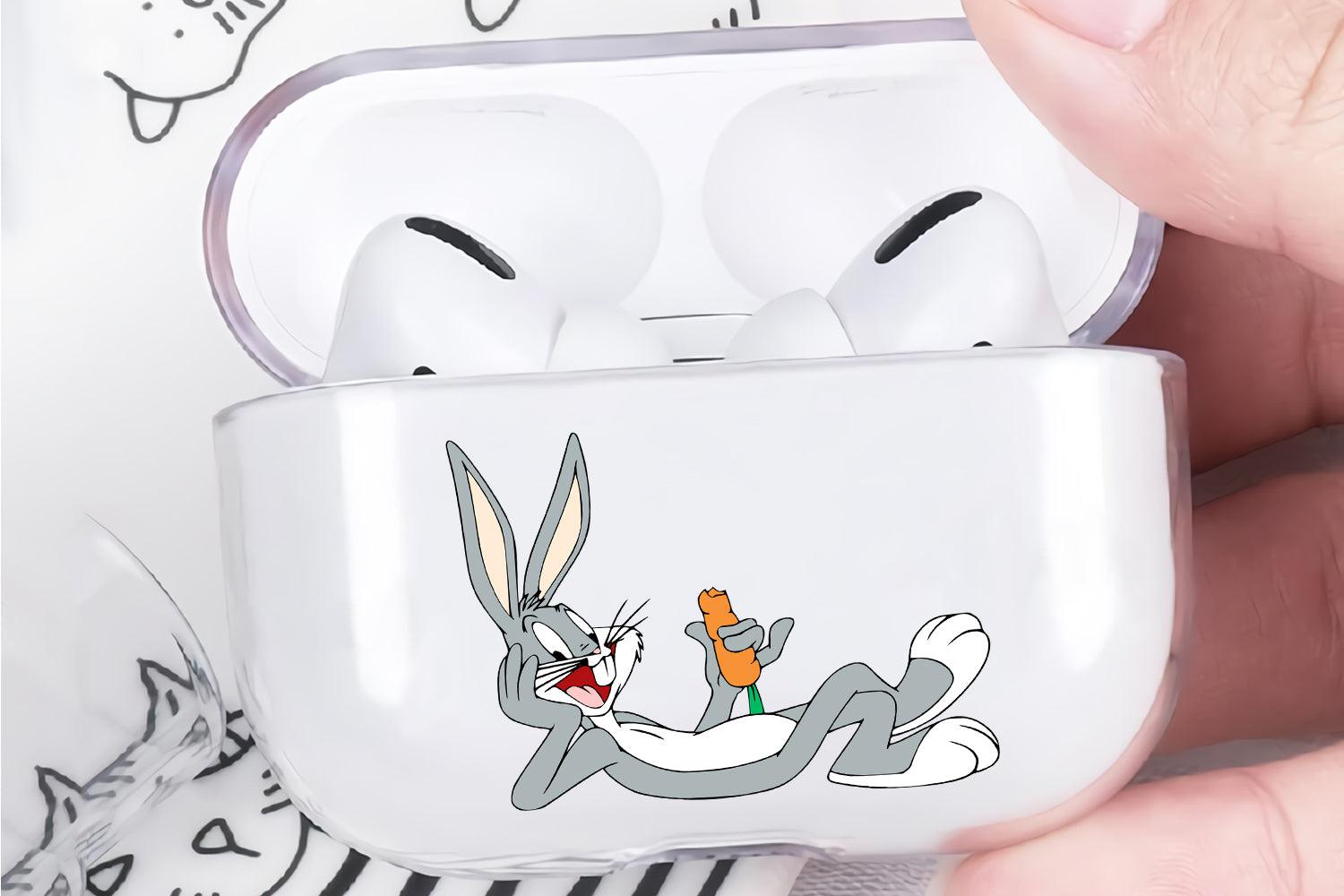Bugs Bunny Chilling Out Protective Clear Case Cover For Apple Airpod Pro 2-Xtracase