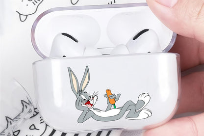 Bugs Bunny Chilling Out Protective Clear Case Cover For Apple Airpod Pro 2-Xtracase