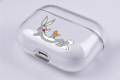 Bugs Bunny Chilling Out Protective Clear Case Cover For Apple Airpod Pro 2-Xtracase
