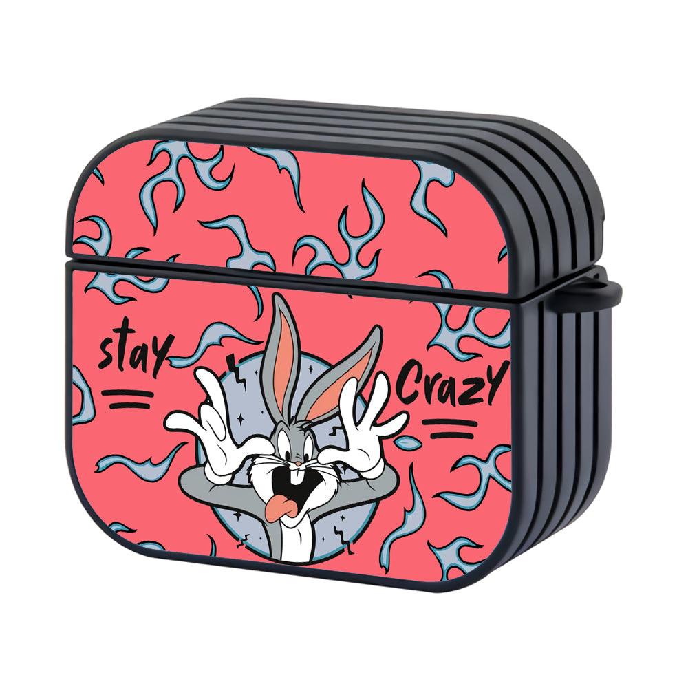 Bugs Bunny Still Crazy Hard Plastic Case Cover For Apple Airpods 3-Xtracase