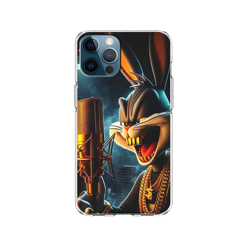Bugs Bunny The Rapper iPhone 13 Pro Case-Clear Soft Case-Xtracase