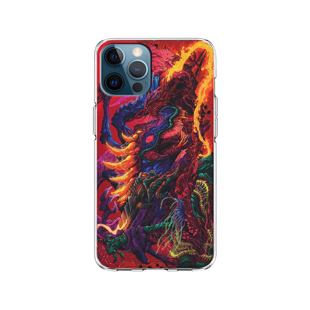 CS GO Hyper Beast Art iPhone 13 Pro Case-Clear Soft Case-Xtracase