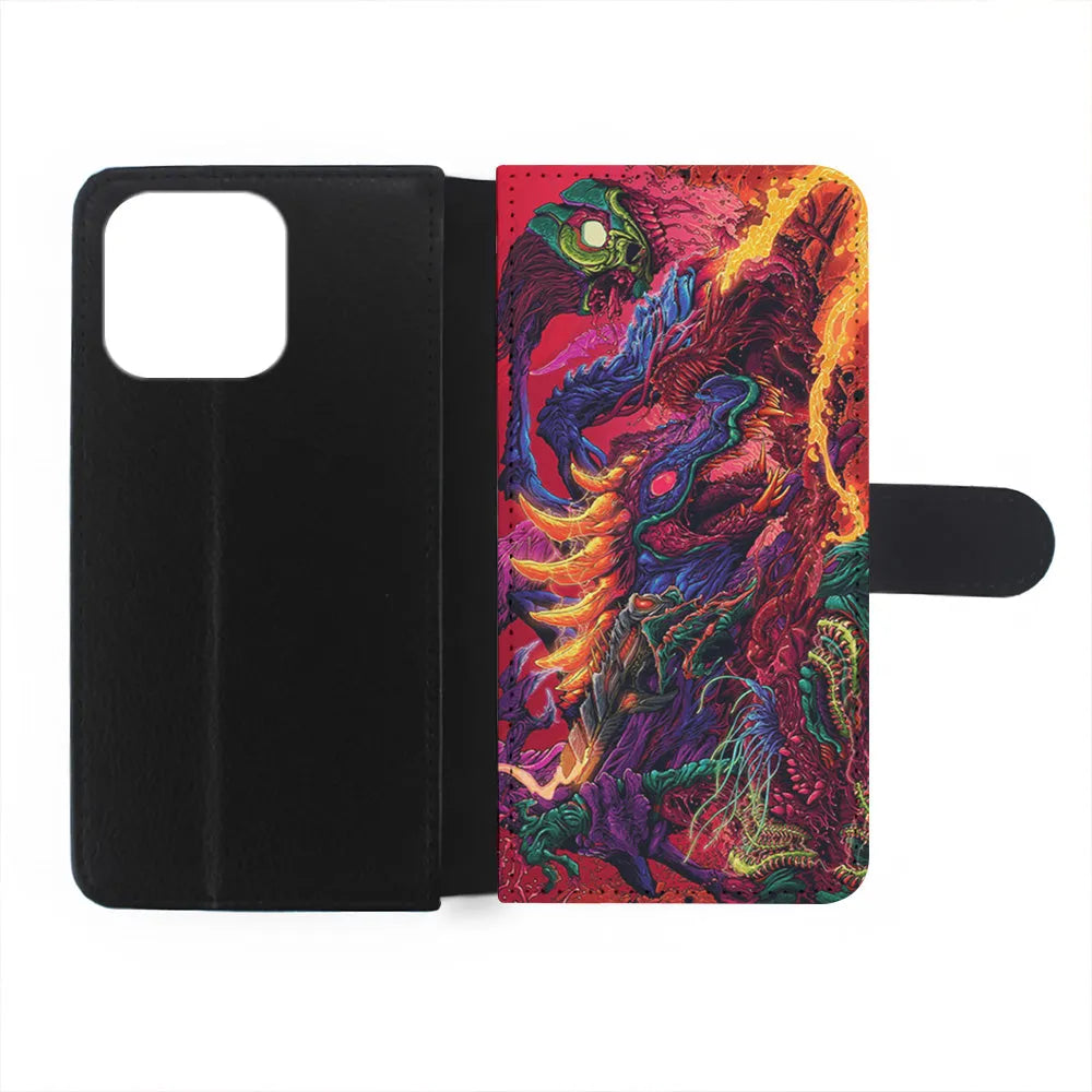 CS GO Hyper Beast Art iPhone 13 Pro Case-Flip Wallet Case-Xtracase