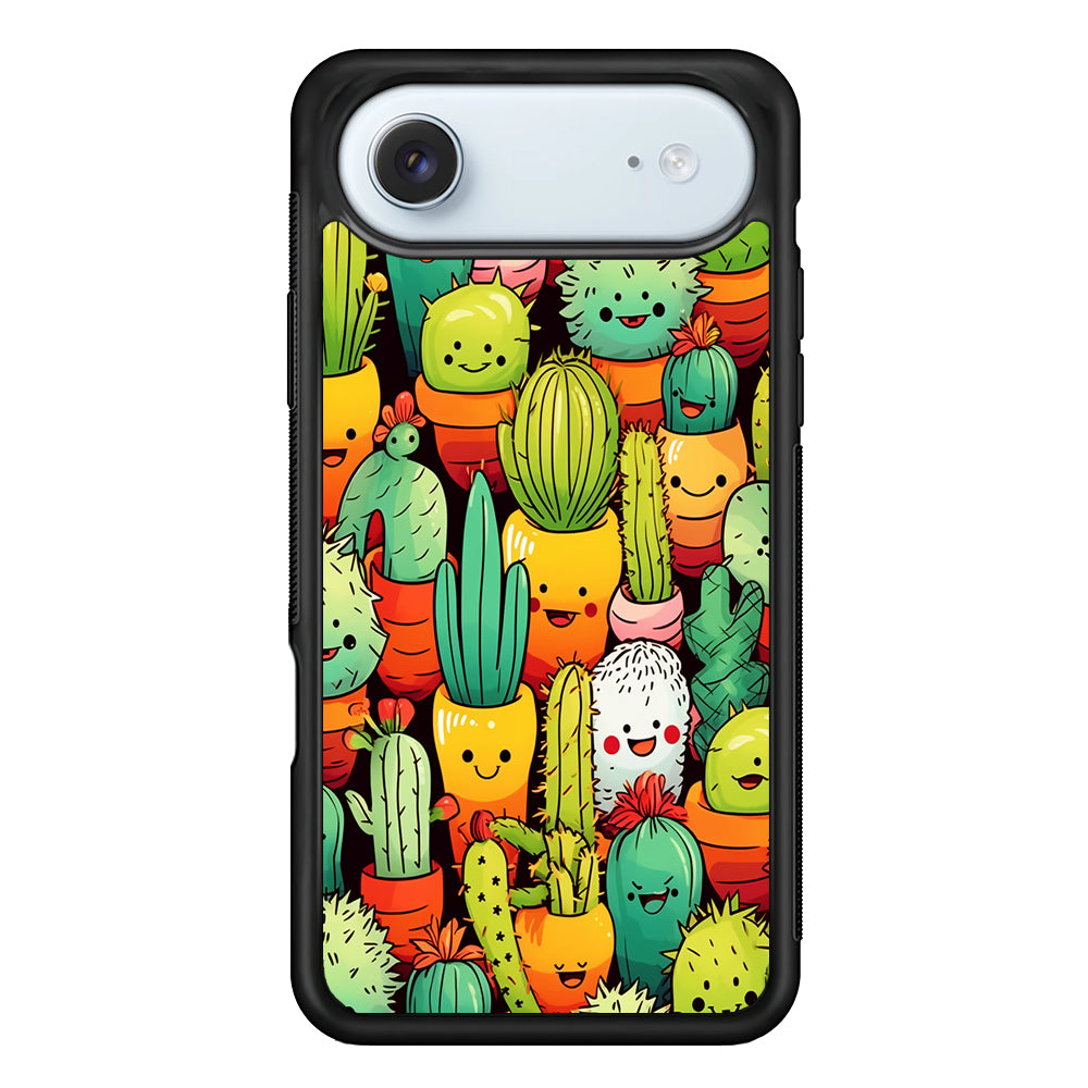 Cactus Cartoon in Pots iPhone 17 Air Case - Xtracase