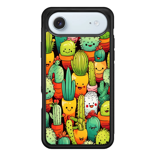 Cactus Cartoon in Pots iPhone 17 Air Case - Xtracase