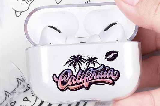 California Endemic Apple Airpod Pro 2 Clear Case-Xtracase