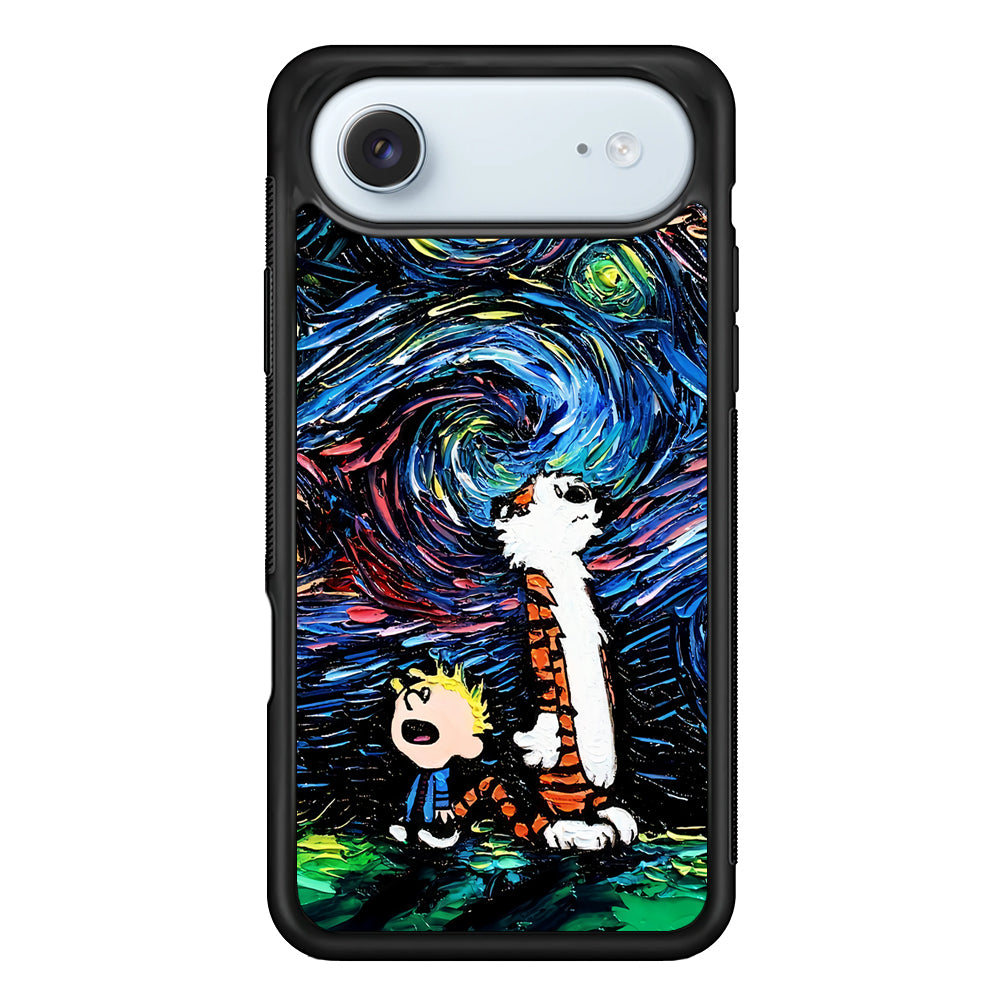 Calvin and Hobbes Starry Night iPhone 17 Air Case - Xtracase