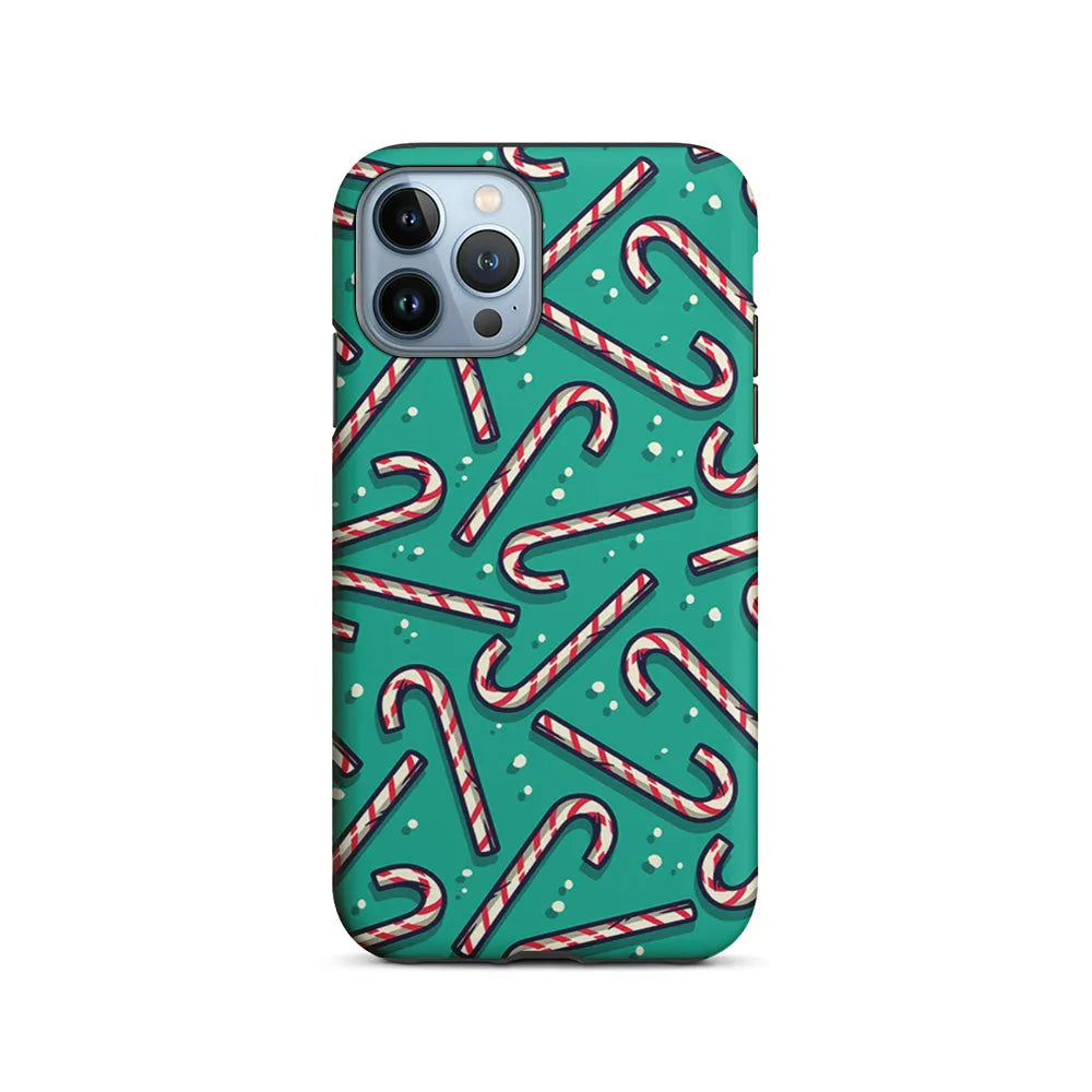 Candy Cane Lollipop iPhone 13 Pro Max Case-2 in 1 Tough Case-Xtracase