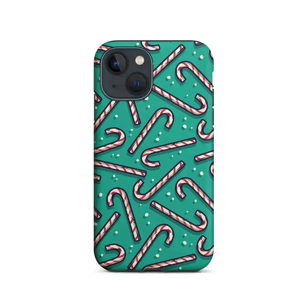 Candy Cane Lollipop iPhone 13 Mini Case-2 in 1 Tough Case-Xtracase