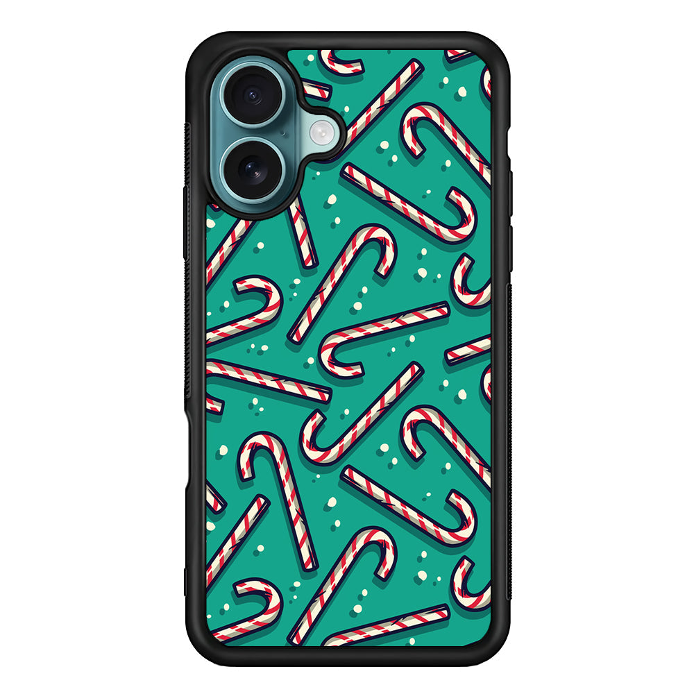 Candy Cane Lollipop iPhone 16 Plus Case - Xtracase