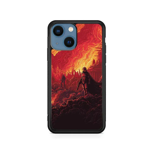 Captain Phasma Star Wars iPhone 13 Mini Case-Rubber / Black (2D Case)-Xtracase