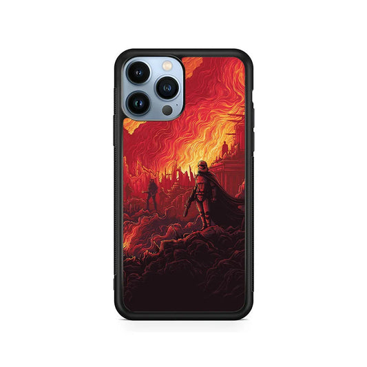 Captain Phasma Star Wars iPhone 13 Pro Max Case-Rubber / Black (2D Case)-Xtracase