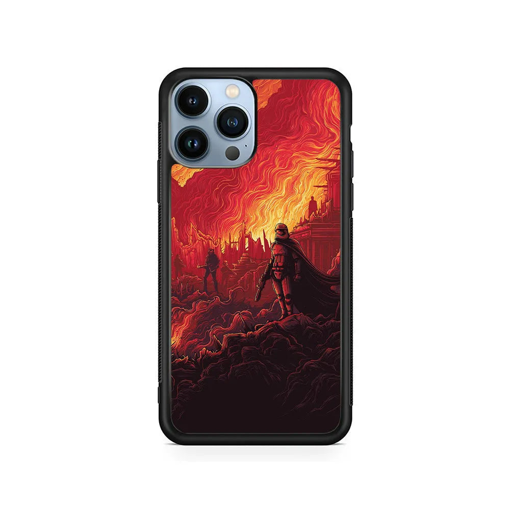 Captain Phasma Star Wars iPhone 13 Pro Case-Rubber / Black (2D Case)-Xtracase