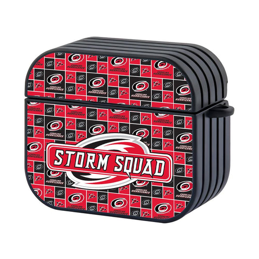 Carolina Hurricanes NHL The Storm Squad Hard Plastic Case Cover For Apple Airpods 3-Xtracase