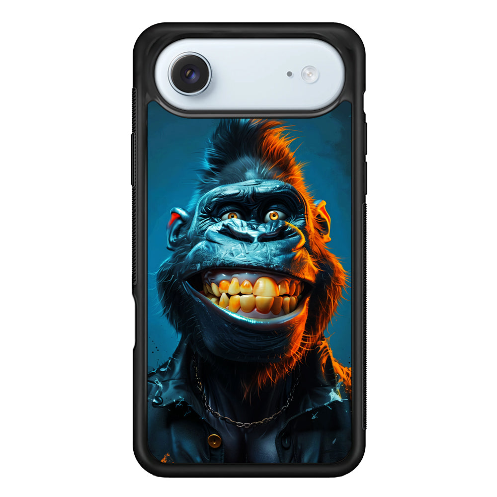 Cartoon Gorilla Smiles Wide iPhone 17 Air Case - Xtracase