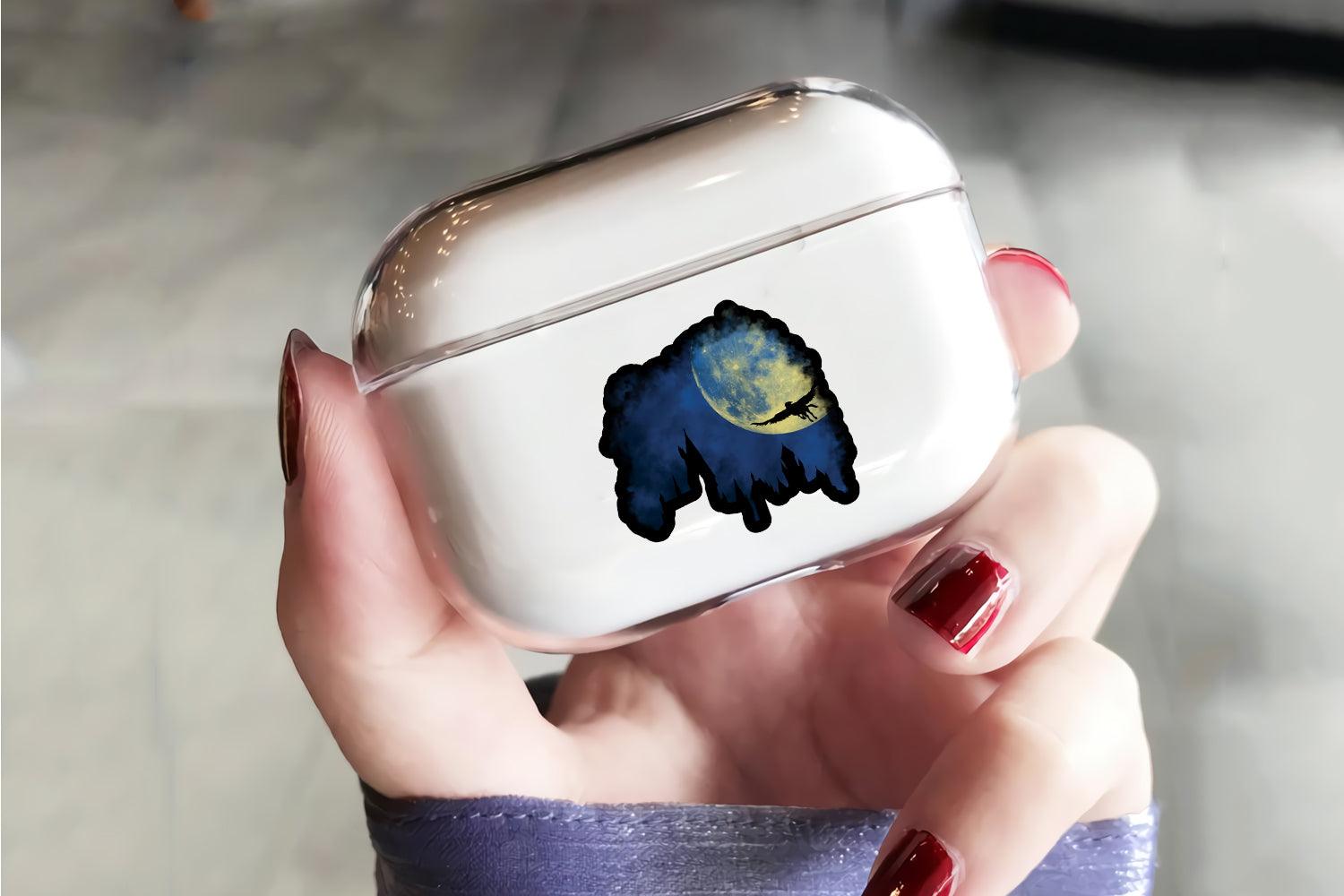 Castle and Moonlight Protective Clear Case Cover For Apple Airpod Pro 2-Xtracase