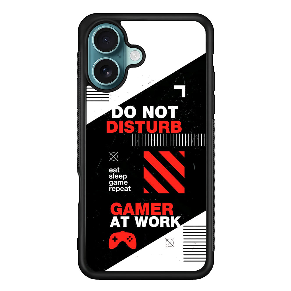 Caution and Do Not Disturb iPhone 16 Plus Case - Xtracase