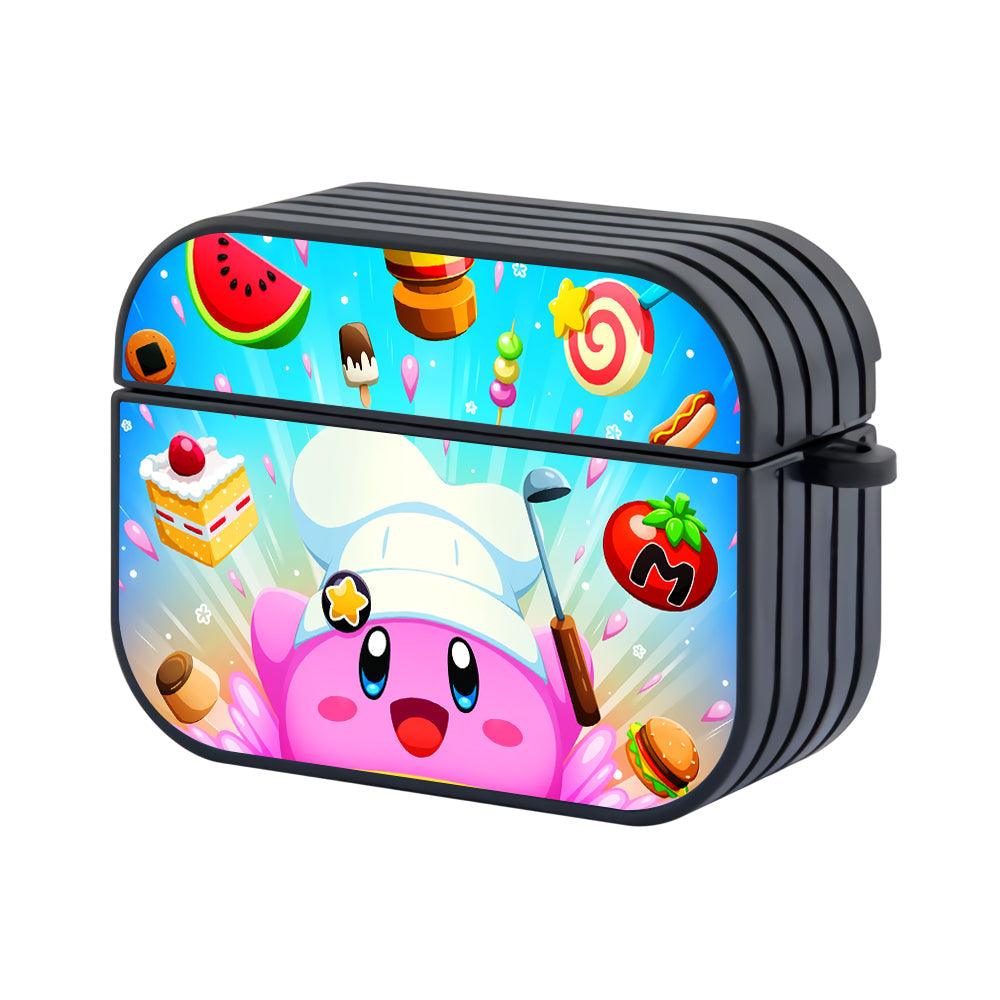 Chef Kirby Cute Kawaii Hard Plastic Case Cover For Apple Airpods Pro-Xtracase