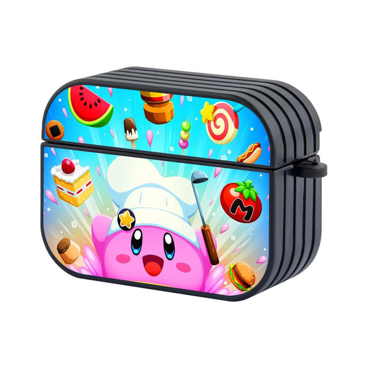Chef Kirby Cute Kawaii Hard Plastic Case Cover For Apple Airpods Pro-Xtracase