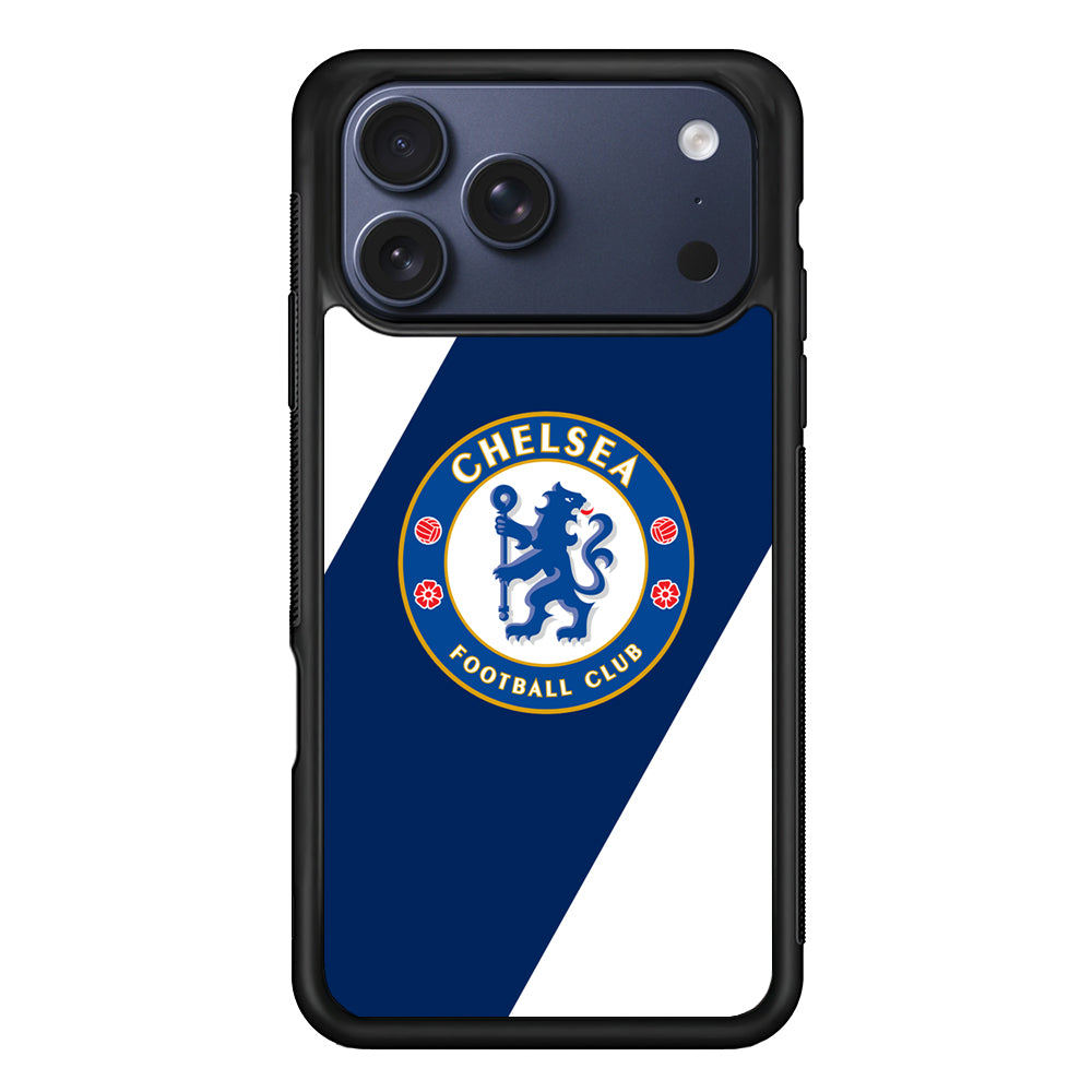 Chelsea FC Stripe Sling Logo iPhone 17 Pro Max Case - Xtracase