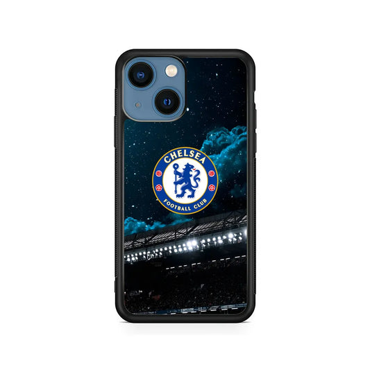 Chelsea Home Stamford Bridge iPhone 15 Plus Case-Rubber / Black (2D Case)-Xtracase