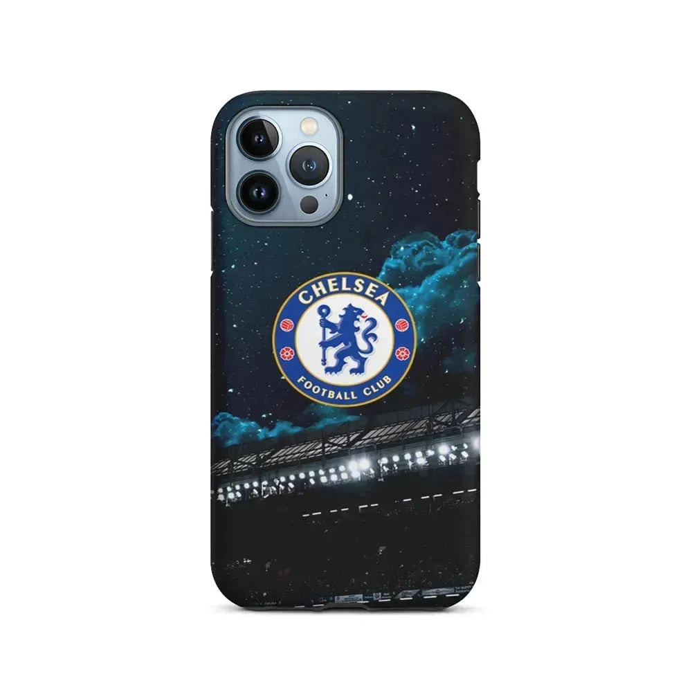 Chelsea Home Stamford Bridge iPhone 15 Pro Max Case-2 in 1 Tough Case-Xtracase