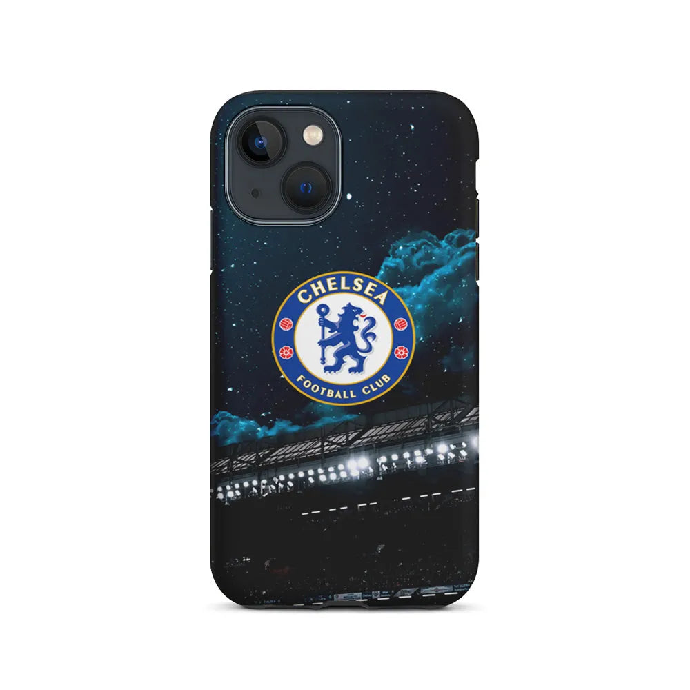 Chelsea Home Stamford Bridge iPhone 14 Plus Case-2 in 1 Tough Case-Xtracase